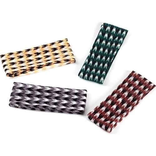 New Houndstooth Ladies Flat Headband Soft Vintage Cross Knot Elastic Hair Bands Soft Girls Hairband Hair Accessories