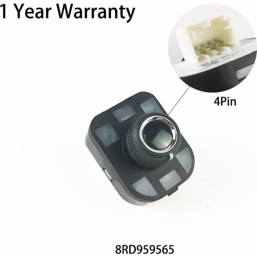 Side mirror adjustment switch 8KD959565A Black FOR AUDI A4L Q3 Q5