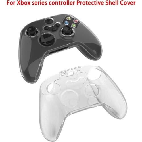 For Xbox Series Gamepad Transparent Protective Shell Hard ABS Electroplating Case Lightweight Game Playing Elements