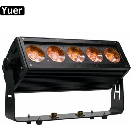 New Wash Effect Point Pixel Control LED Bar 5X20W RGB 3IN1 Waterproof DMX512 DJ Disco Light Sound Party Club Wall Washer Lights