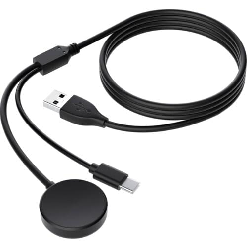 Smart Watch 2 in 1 Magnetic Wireless Charger USB 1M Charging Cable, Suitable for Samsung Galaxy Watch Active