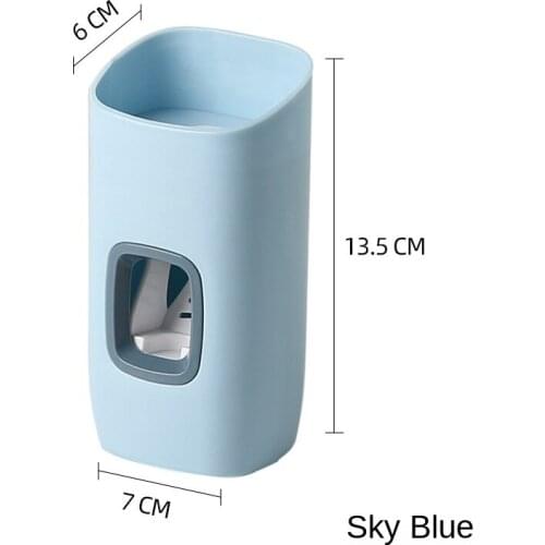 AToothpaste Squeezer Punch-Free Toothbrush Toothpaste Rack Wall Hanging Lazy Fantastic Squeezing Tool Toothpaste Rack