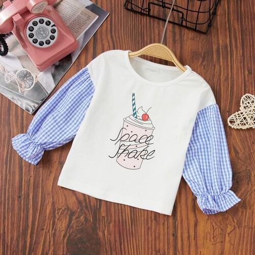 YOYOSHOW 2021 Summer&Autumn new girls shirt fashion clothes girl long sleeve top 1-5 years old girls outfits