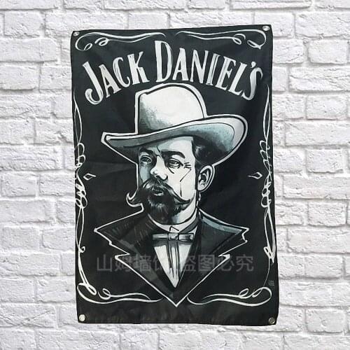 Famous Wine Vintage BEER Poster Banner Wall Art Decorative Hanging Chart Retro Bar Signs Shabby Chic Flag Home Wall Decor Gift 2