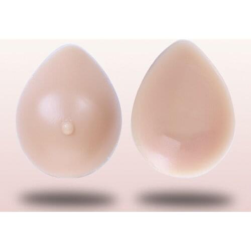 1Pair Silicone Breast Form For Mastectomy Women Fake Breast Body Balance Artificial Boob Big Chest Water Drop Type100-600g
