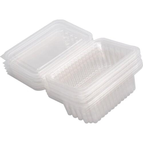 10Pcs Honeycomb Square Box Package Food Grade Plastic Comb Honey Box for Honey Sale