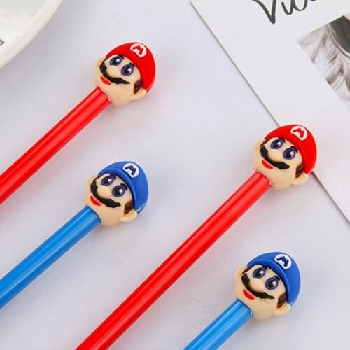 24 Pcs Cartoon Stationery Gel Pen Cute Cartoon Student Stationery Pen Kawaii School Supplies Wholesale