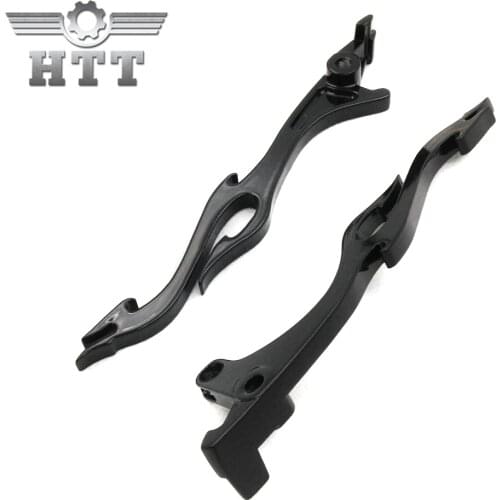 Aftermarket free shipping motorcycle parts Brake Clutch Flame Hand Levers for kawasaki Vulcan 1500 1600 2003-2008 Black