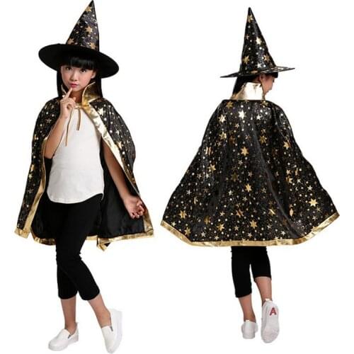 Halloween Fancy Fantasia Infant Witch With Hat Cosplay Christmas Children Kids Costume Girls Headwear Clothes