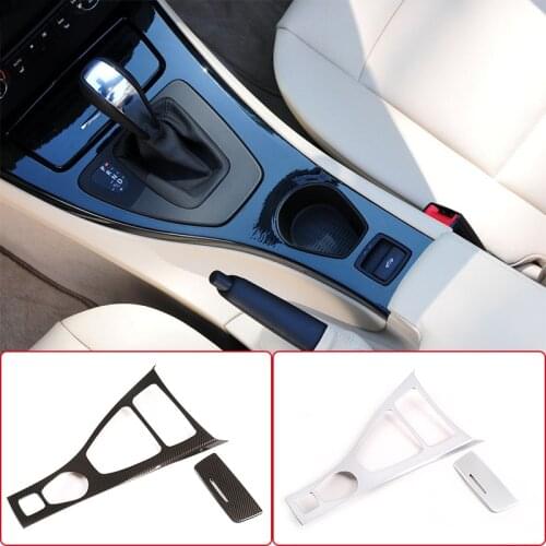 For BMW 3Series E93 Convertible 2007-2012 Car Central Control Panel Cover Gear Shift Box Trim Sticker Modify Styling Accessories