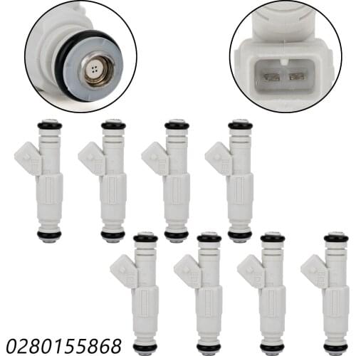 Areyourshop 0280155737 0280155811 NEW 36lb Fuel Injectors For Ford V8 LS1 LT1 5.0L 5.7L 380cc 0280155737 Fuel Injector Car Parts