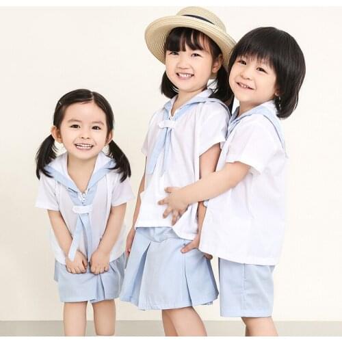Good Quality Kids School Uniform Kawaii JK Japanese Uniform Anime Sailor School Uniform School Girls Skirts セーラー JL1209