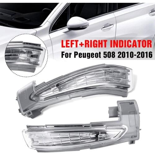 Left Right LED Mirror Indicator Light Side Marker Repeater Turn Light For Peugeot 508 For Citroen DS5 C4 2010-2016 6325J4 6325J5