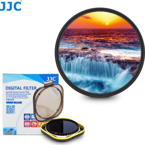 JJC Adjustable Variable Neutral Density ND2 to ND400 Slim Fader ND Lens Filter 49mm 52mm 55mm 58mm 62mm 67mm 72mm 77mm 82mm
