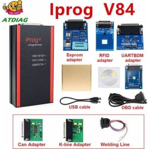 V84 Powerful iprog+ Iprog Pro Programmer Support IMMO/Mileage Correction/Airbag Reset Replace Carprog Full/Digiprog3/Tango