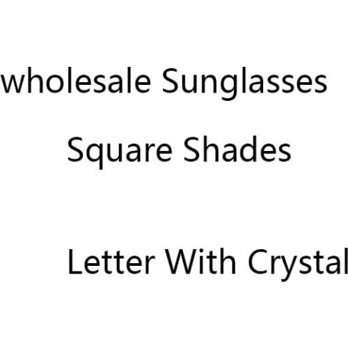 Wholesale sunglasses for WOmen Men Square Shades Popular Oversized Sun Glasses Luxury Designer Glasses UV400 Sunnies