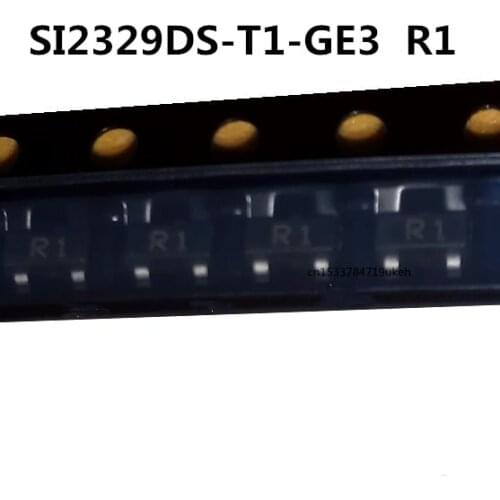 Original 40pcs/ SI2329DS-T1-GE3 R1 SOT23 8V 6A MOSFE
