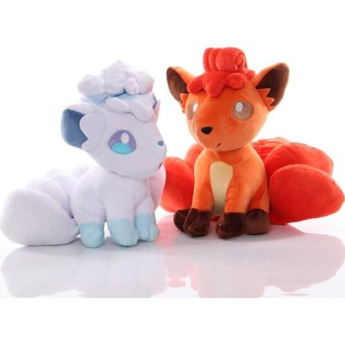 TAKARA TOMY Vulpix Pokemon 8"20cm Plush Stuffed Toys Anime Dolls New Birthday Christmas Gifts for Kids TV & Movie Character