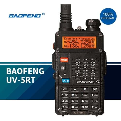 2020 BaoFeng UV-5RT Walkie Talkie Long Range рация Police Radios Comunicador BF UV 5RT UHF VHF NEW Ham CB Radio hf Transceiver