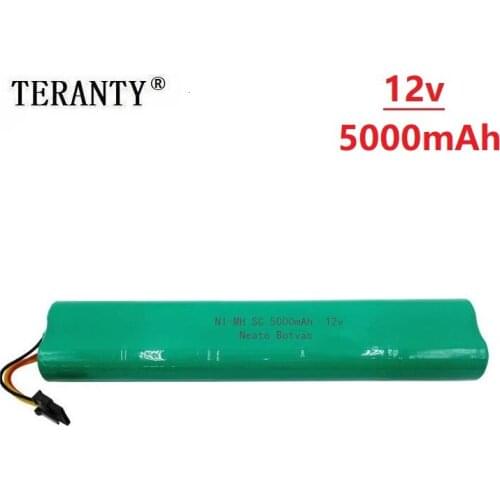 Sweeping Machine Battery 5000mAh 12V Ni-MH Battery for Neato Botvac 70E 75 80 85 D75 D8 D85 Vacuum Cleaners replacement Battery
