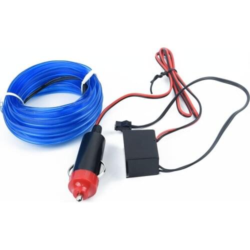 Lamp LED Lights 4 Meter Bright Door Flexible Front Inner Interior Blue