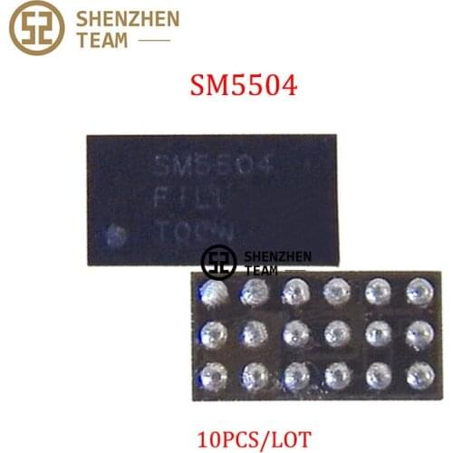 SZteam 10Pcs/Lot SM5504 For Charging IC Charger Samsung J120H J200H J110H G570F G360H J260F J400F J100F IC de Carga Original New
