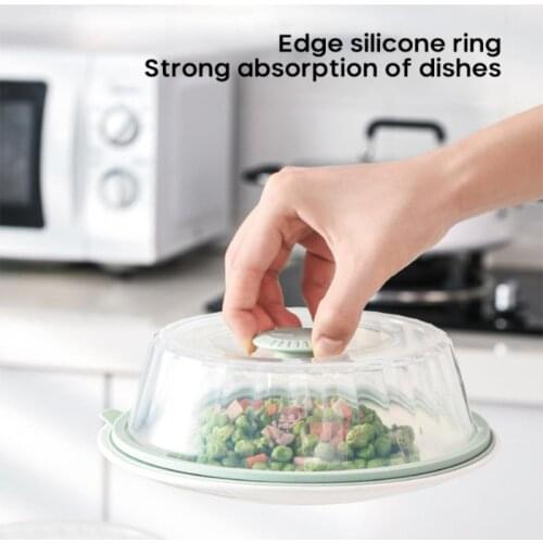 Vacuum Food Preservation Cover Reusable Microwave Heating Splash-proof Cover Household Refrigerator Storage Preservation Tray