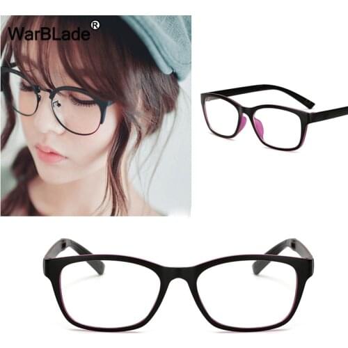 WarBLade Retro Women Glasses Frame Men Eyeglasses Frame Vintage Round Clear Lens Glasses Optical Spectacle Fashion Women Eyewear