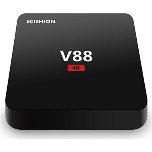 10pcs/lot V88 Android TV BOX Rockchip 3229 Quad Core Android 6.0 1G/8G 2.4G WiFi 4K* 2K HD Smart Media Player