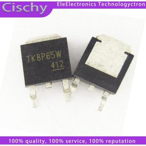 10PCS TK8P65W 8A650V TO-252