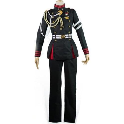 2018 Seraph of the End Owari no Serafu Shinya Hiragi Cosplay Costume Uniform