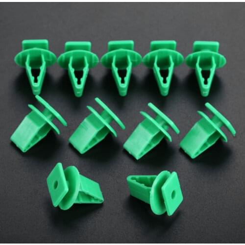 50x Auto Trim Board Fasteners 7.5mm Hole Car Plate Guard Windshield Plastic Fixed Clips For Honda Acura CRV Spirior Civic Accord