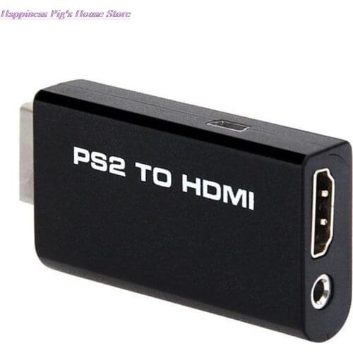 For PS2 To HDMI-compatibale 480i/480p/576i Audio Video Converter Adapter With 3.5mm Audio Output Supports For PS2 Display Modes