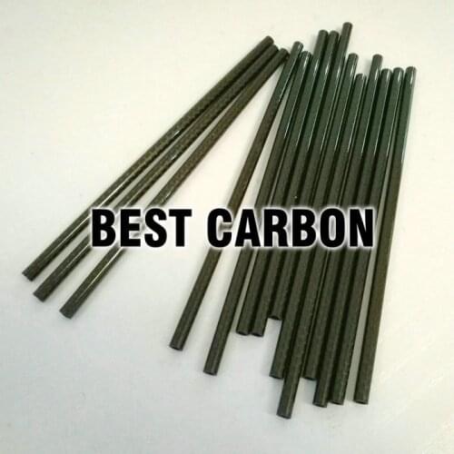 FREE SHIPPING 6pcs of OD 6mm x ID4mm x Length 180mm carbon fiber tube for 3D printer