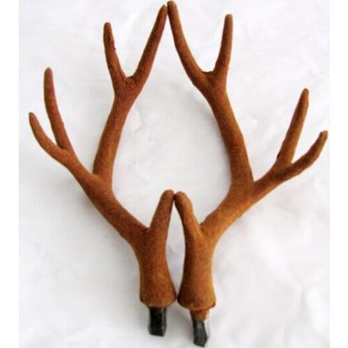 Free shipping 17cm plastic deer antlers and plastic horns costume horns