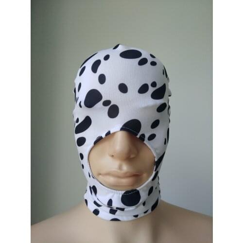 Halloween Mask Cosplay Costumes spandex hood open mouth norse Adult unisex Zentai Costumes Party Accessories