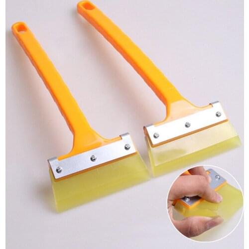 Long handled beef rib scraper film scraper snow shovel glass cleaning tool 8cm thick panel R-3107A