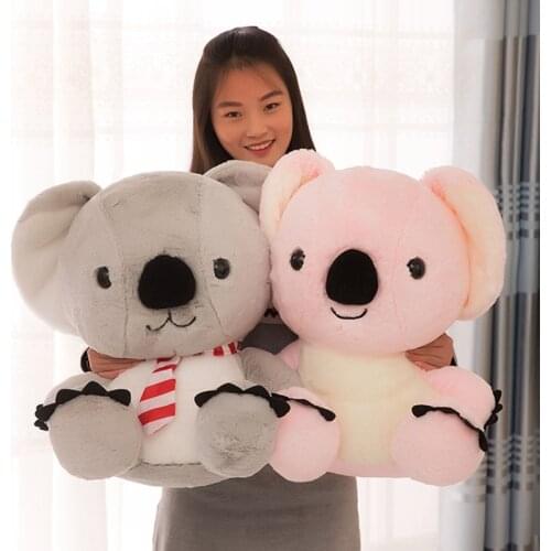 Dorimytrader Hot New Lovely Soft Animal Koala Plush Toy Big Stuffed Cartoon Bear Pillow Kids Play Doll Present 20inch 50cm