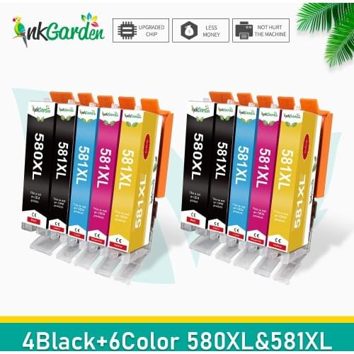 5-20 Pcs Compatible For Canon PGI-580 CLI-581 PGI 580XL CLI 580XL Ink Cartridge Pixma TS6150 TS6151 TS6250 TS6251 TS6350 TS6351