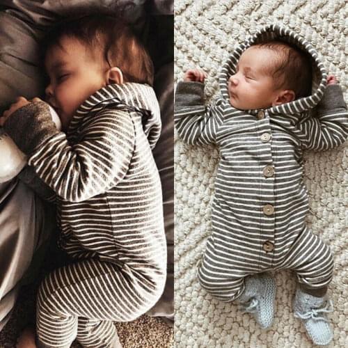 Pudcoco 2019 New Fashion Newborn Baby Boy Girl Kids Romper Baby Clothes Jumpsuit Hooded Ropa Bebe Clothes Outfit