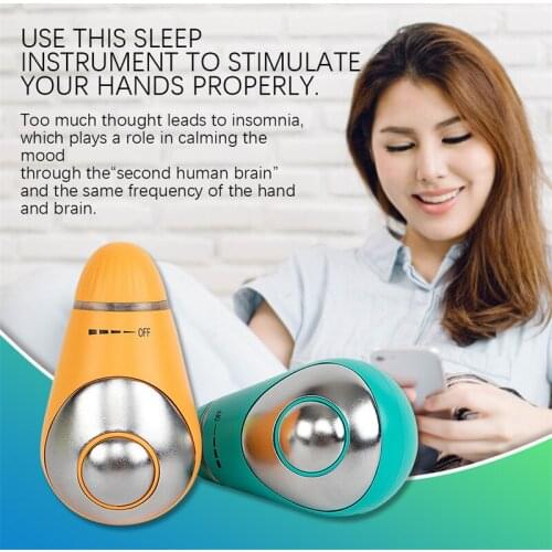 Microcurrent Sleep Holding Sleep Aid Instrument Pressure Relief Sleep Device Hypnosis instrument Massager and Relax USB Charging