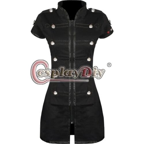 My Chemical Romance Criminal Damage Emo Military Halloween Mini Dress D0911