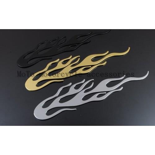 Motorcycle flame gold black metallic silver decorative sticker labeling FOR XL883 1200