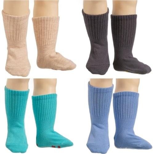 Infant Baby Floor Socks Cotton Anti-Slip Grip Funny Quotes Letter Stockings Gift