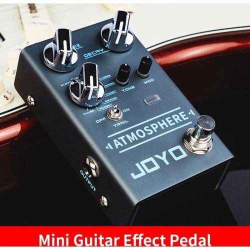 JOYO R-14 ATMOSPHERE Reverb Guitar Pedal SPRING/CHURCH/PLATE/EKO-VERB/SHIMMER/COMET/REWIND/FOREST/PULSE 9Digital Reverb Effec