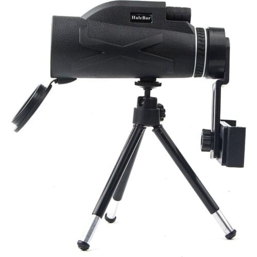 Portable 16 X 52 Monocular Telescope Monocular 10000M Waterproof Telescope Outdoor Black Outdoor Sports Hunting Telescope