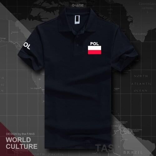 Poland Polish Pole POLAK polo shirts men short sleeve white brands printed for country 2017 cotton nation team POLSKA flag