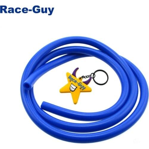 Blue 5mm 1 Meter Fuel Hose Line For Pit Dirt Motor Bike ATV Quad Motorcycle Motocross