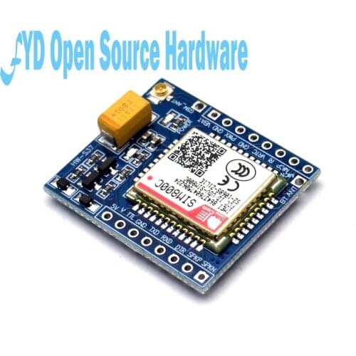 1pcs 5V 3.3V SIM800C GSM GPRS Electronic PCB Board Module TTL Development Board IPEX With Bluetooth TTS STM32 For Arduino C51