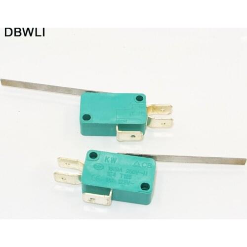100pcs Micro Limit Switch Long Straight Hinge Lever Arm SPDT Snap Action LOT for Arduino